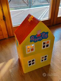 casa e auto Peppa pig con mamma e george