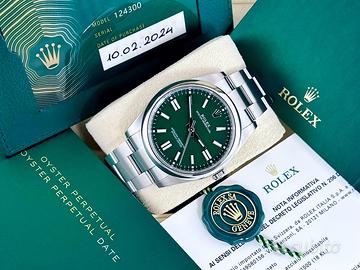 Rolex Oyster Perpetual 41mm Verde - 2024