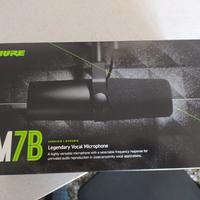 Microfono SHURE SM7B - Nuovo !!!