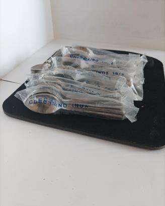Cucchiaini Inox 18/C - 11 set da 12 pz - Nuovi 
