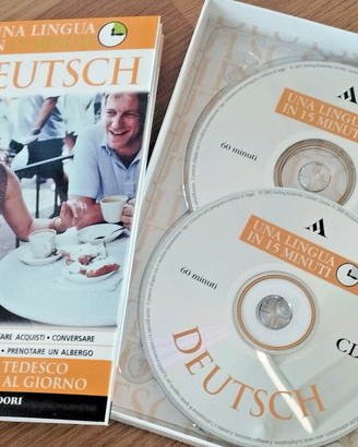 Libro + 2 CD Audio DEUTSCH una Lingua in 15 Minuti