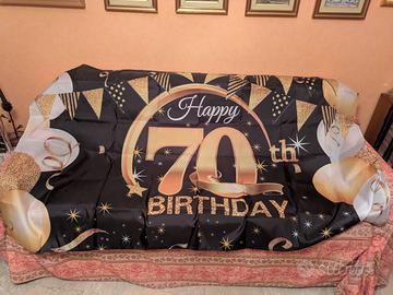 Striscione 70° compleanno