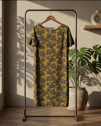 Abito, floreale, Motivi, taglia 46, donna