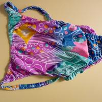 Costume intero donna multicolor 100% cotone