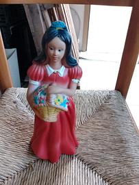 Biancaneve in gomma di ledra con fischietto 