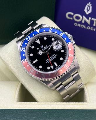 🔵🔴ROLEX GMT-MASTER II PEPSI BEZEL REF.16710