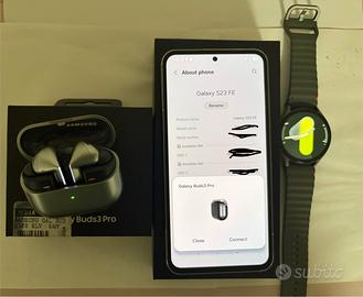 Ecosistema Samsung: Galaxy S23 FE + Watch + Buds