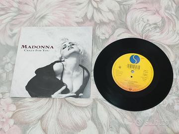 Madonna 45" vinile 7" Crazy for You Singolo Single