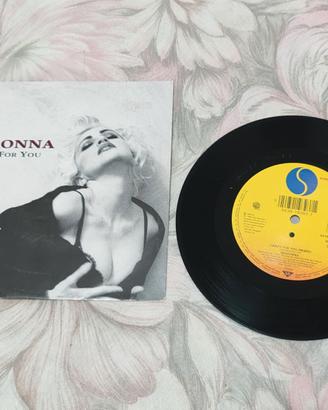 Madonna 45" vinile 7" Crazy for You Singolo Single