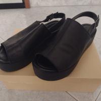 sandali sabot con zeppa