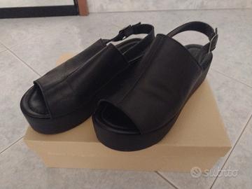 sandali sabot con zeppa