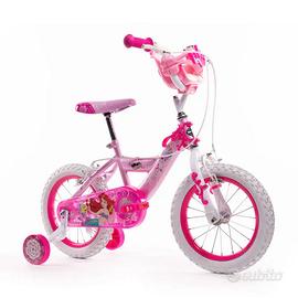 BICI BICICLETTA ROSA BIMBA BAMBINA DISNEY IN SFERA