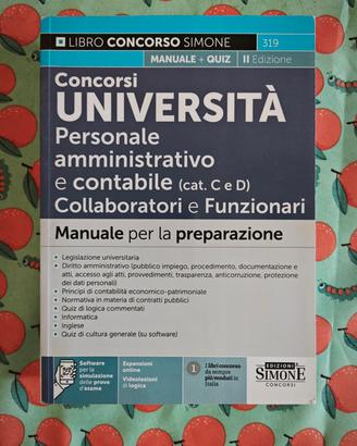 Manuale Concorsi Università Ed. Simone