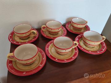 Set 6 Tazzine da Caffè “Colori del Sole” 