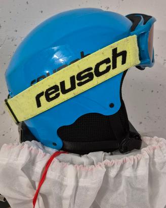 Caschetto sci bambino e maschera