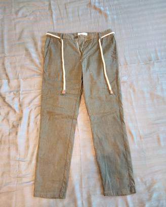 pantaloni estivi misto lino e cotone 
