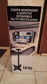 staffa  montaggio a soffitto per tv led 