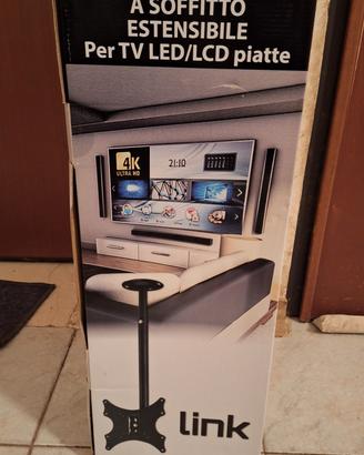 staffa  montaggio a soffitto per tv led 