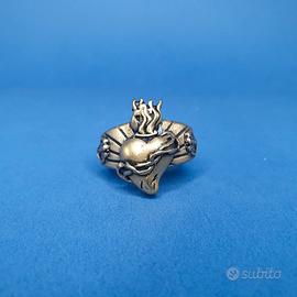 ANELLO "PIETRO FERRANTE" CUORE SACRO COLORE ORO