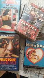 4 VHS film di Tinto Brass