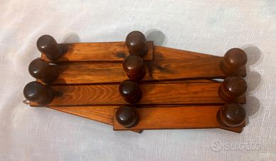 Appendi abiti Vintage legno regolabile estendibile