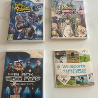 Lotto 4 giochi console Nintendo Wii