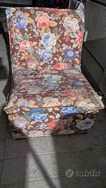 6 poltrone in tessuto floreale