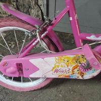 Bici bimba Winx misura da 16