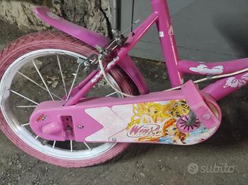 Bici bimba Winx misura da 16