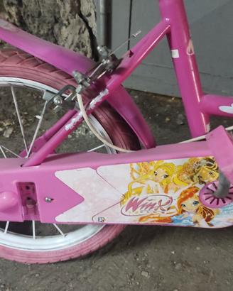 Bici bimba Winx misura da 16