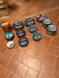 12 Scatole assortite di latta da Biscotti Danesi