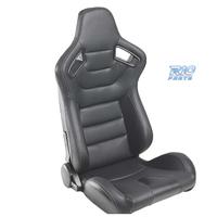SEDILE SPORTIVO SEMI BAQUET STILE RS PELLE NERA