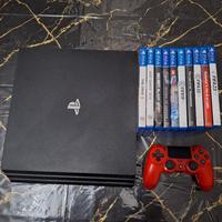 PS4 PRO + Joystick + 4 giochi a scelta