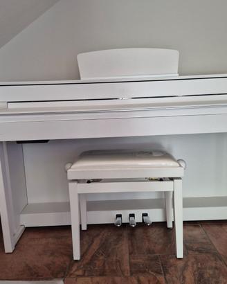 Piano forte yamaha bianco CLP-635