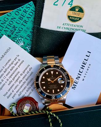 ROLEX SUBMARINER 16803 GAR ITALIA PANERAI 1986 