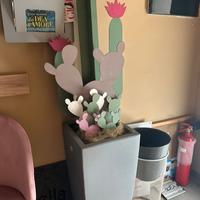 Vaso fiori in compensato 