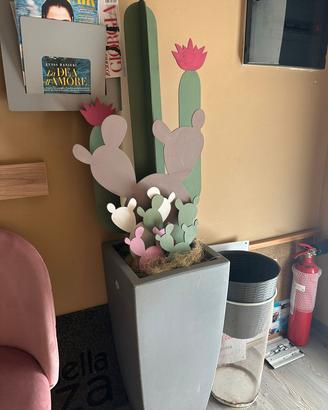 Vaso fiori in compensato 