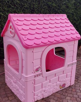 Casetta gioco bimba rosa Feber