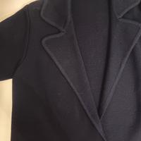 cardigan blu doppio petto