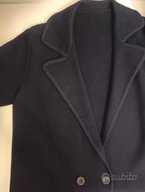 cardigan blu doppio petto