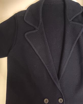 cardigan blu doppio petto