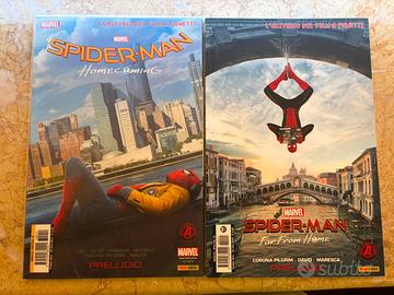 Spider-man preludio di 2 film a fumetti Homecoming