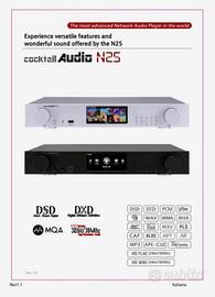 MANUALE ITALIANO istruzioni Cocktail Audio N25