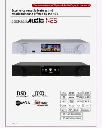 MANUALE ITALIANO istruzioni Cocktail Audio N25