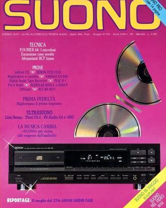 rivista SUONO numero 187 dicembre 1988