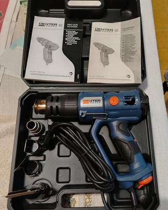 Pistola termica+accessori 