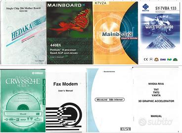 Manuali vari vintage