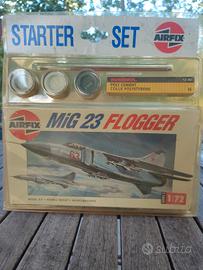 Airfix Mig 23 Flogger 1:72 starter set con colori