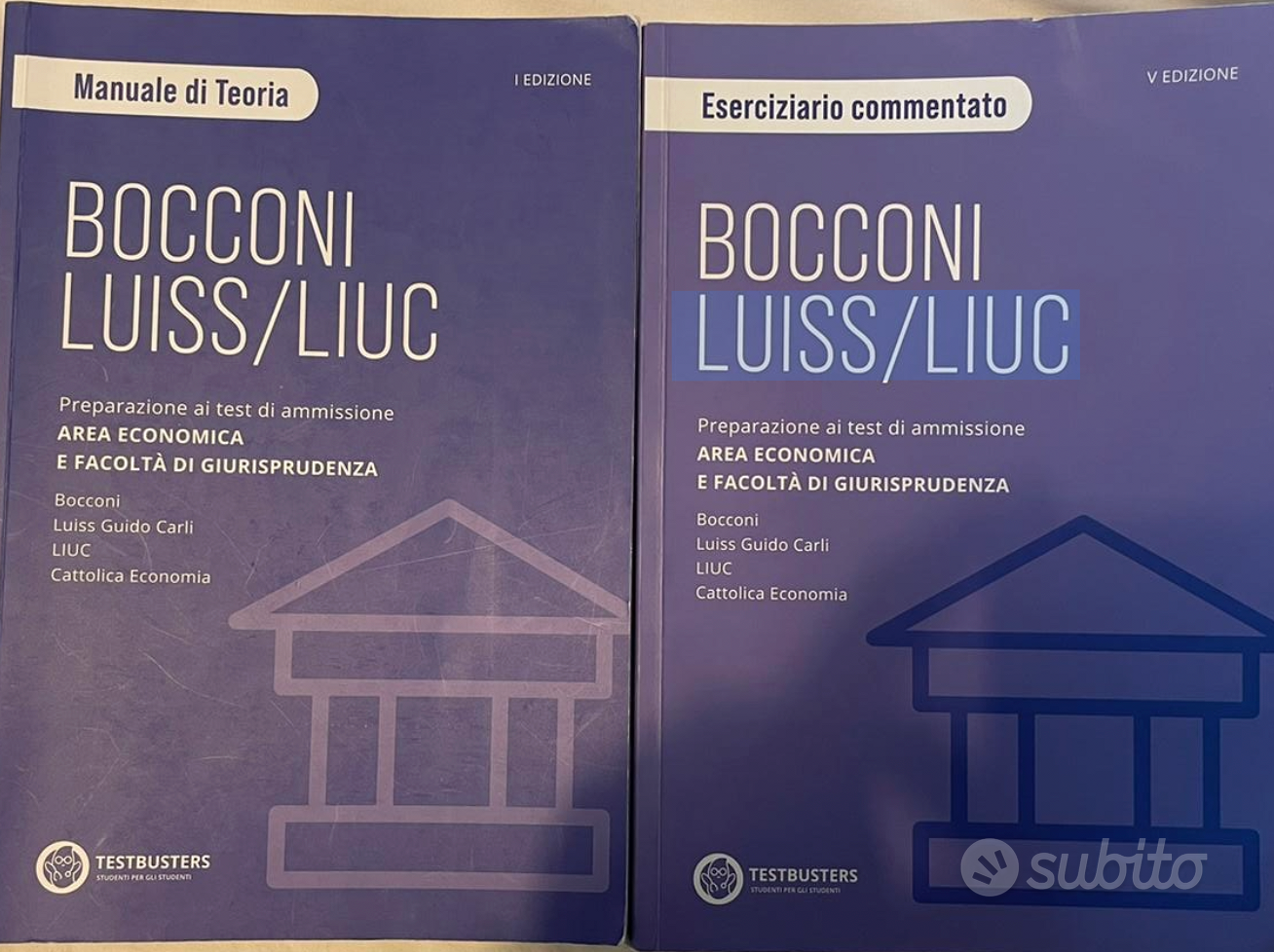 Libri Bocconi e Cattolica scontati -70% - Libri e Riviste In vendita a  Milano