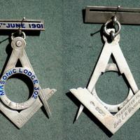 SPILLA AEGENTO MASSONE DELLA LODGE OF HOPE